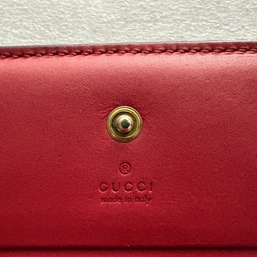 Gucci GG Supreme Cherry Wallet 476050.1147 • Crystal Cherry Motif Discontinued - Picture 7 of 13
